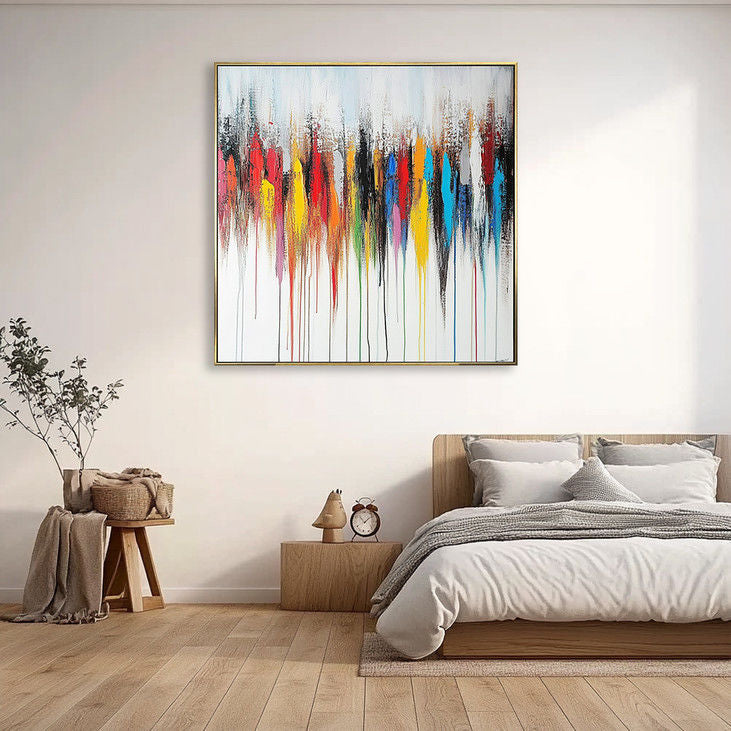 Modern Drip Style Wall Art